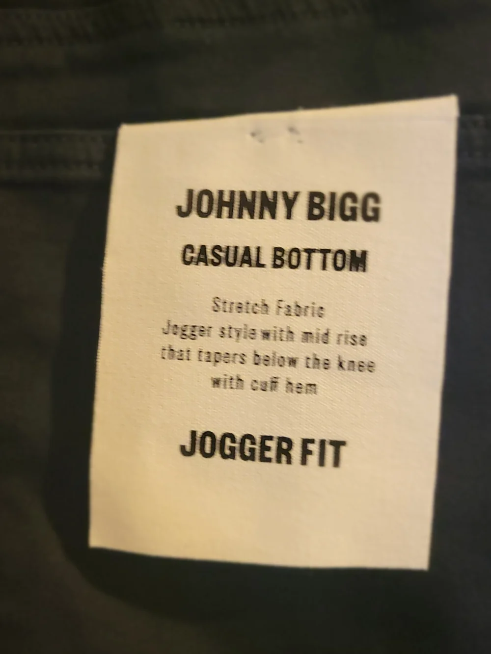 Men's Johnny Bigg Pants in Navy Blue NWT 48 Waist.